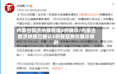 内蒙古额济纳旗新增8例确诊/内蒙古额济纳旗已确认5例新冠肺炎确诊病例-第1张图片