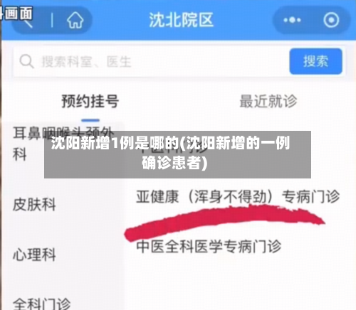 沈阳新增1例是哪的(沈阳新增的一例确诊患者)-第1张图片
